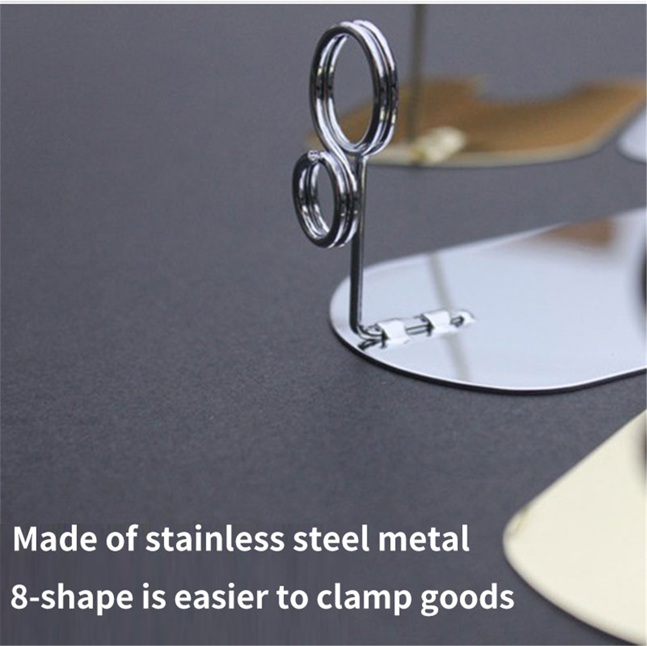 Bakery and supermarket commodity metal price or POP label clip (6)